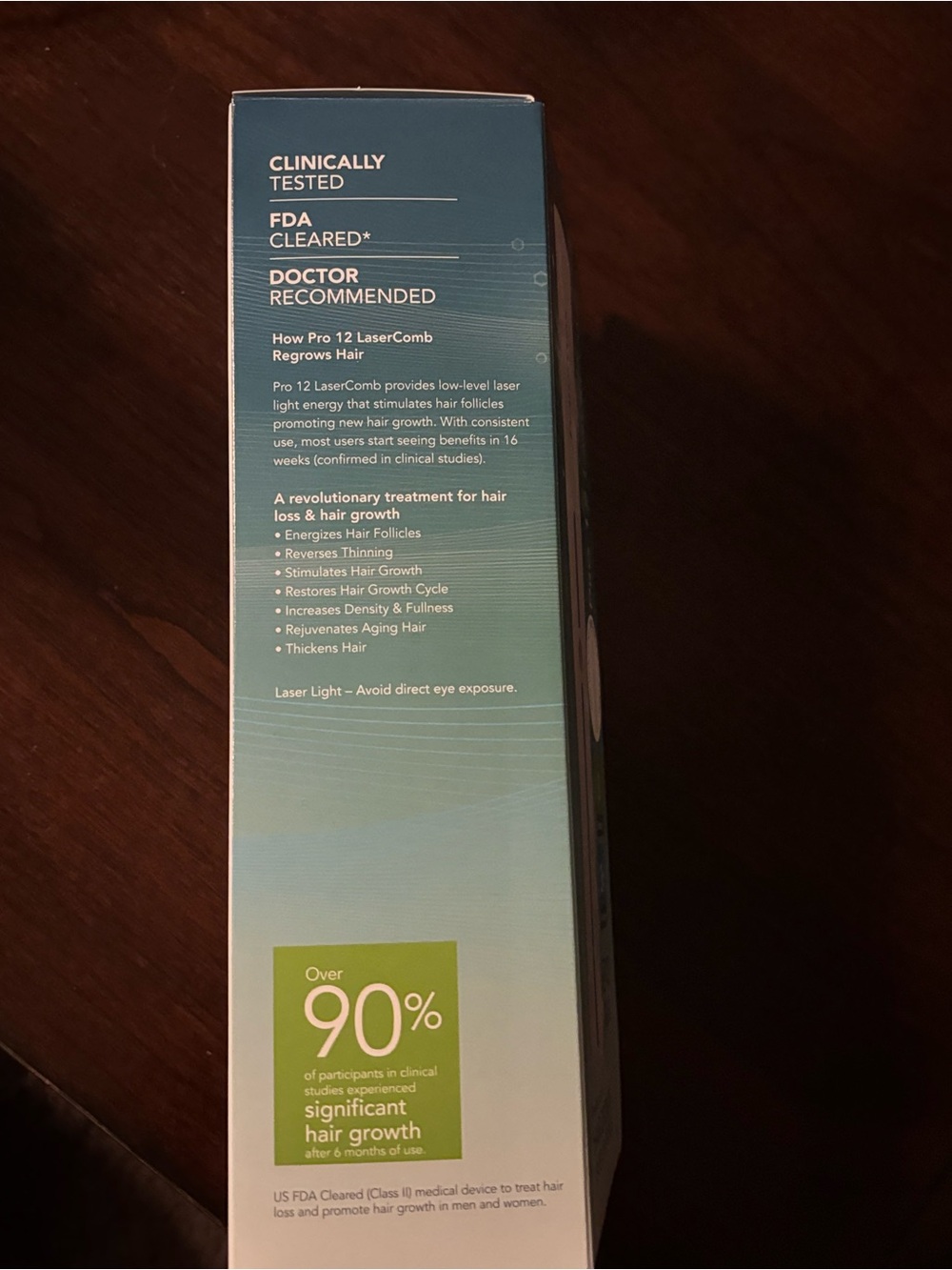 Hairmax Pro 12 LaserComb Laser Light Device NIB - Picture 5 of 6